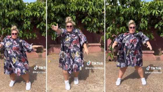 Canadian lady dances to 'Mnike' with great skill and rhythm in viral video, Mzansi falls in love with her vibe