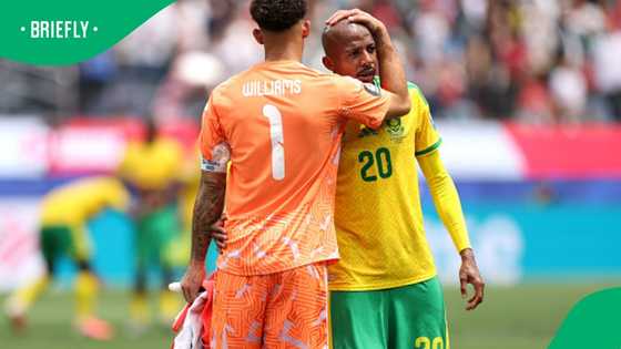 Ronwen Williams breaks down as Bafana Bafana captain makes emotional Jayden Adams promise