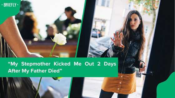 A stepmother kicked out her husband's daughter 2 days after his death