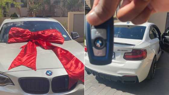 “Usebenzile”: Mzansi seriously wowed by man, 24, displays fancy new BMW whip