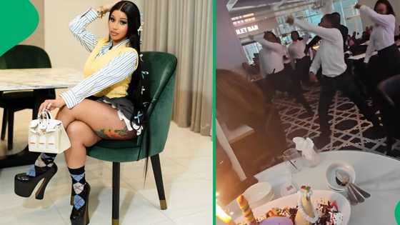 Restaurant workers jam to Cardi B as they throw epic dance party for birthday guest in viral video