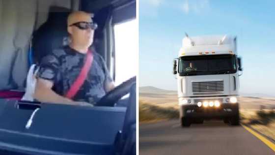 Viral video shows SA truck driver causes massive crash after reaching for item in rear bunk