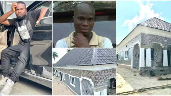 Comedian, ex hawker emotional as he builds massive 8-bedroom house for mom