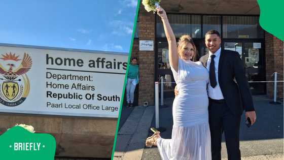 No fancy venue, no big budget: Couple’s Home Affairs wedding has SA talking