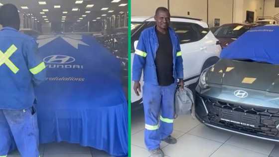 Hardworking man in overalls buys Hyundai, TikTok video garners SA's praise