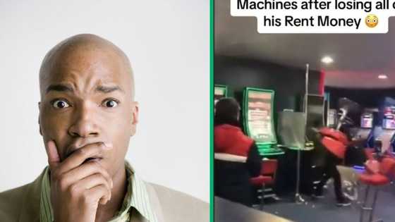 Gambler destroys slot machine after losing money, TikTok video trends