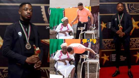 It is a calling: Policeman who repaired damaged traffic light donates walker to 70-year-old amputee