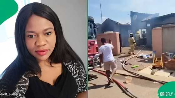 "My father’s investment in flames": Ekurhuleni woman devastated by house fire and shares video