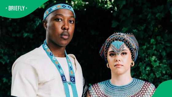 City Makhoti and hubby Sihle Dambuza share cute family photos following heated online drama