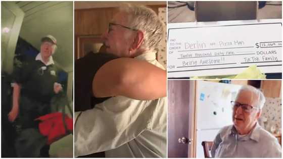 89-Old-Man who delivers pizza with big smile gets R177k Gift, cries in video