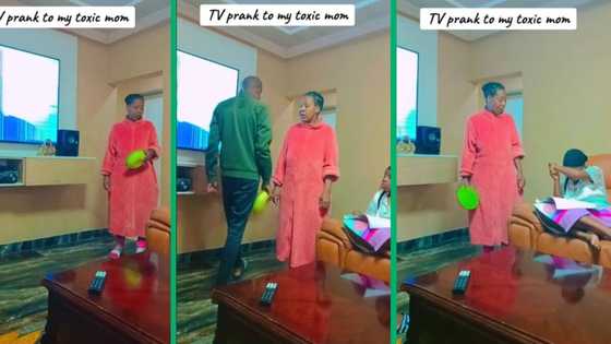 Fake TV prank has Mzansi mom fuming as she scolds her kids in hilarious TikTok video