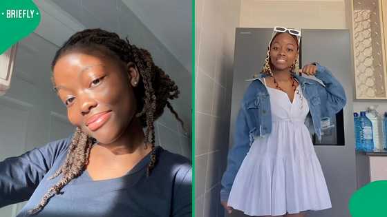 South African woman jumps into freezer to escape heat, video leaves Mzansi amused