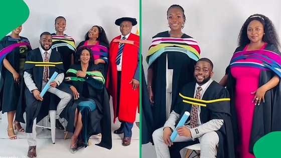 "What a blessed man": Family of 6 graduates leaves SA motivated