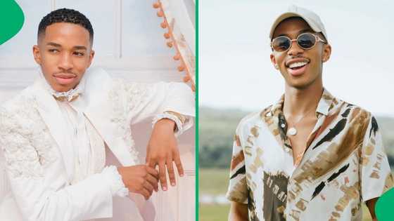 Lasizwe's strange birthday photoshoot receives mixed reactions: "Midlife crisis in his 20s"