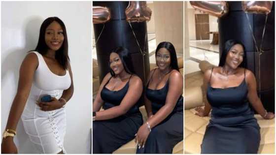 "You two don't look your age": Reactions as beautiful Nigerian twins celebrate 21st birthday with cute photos