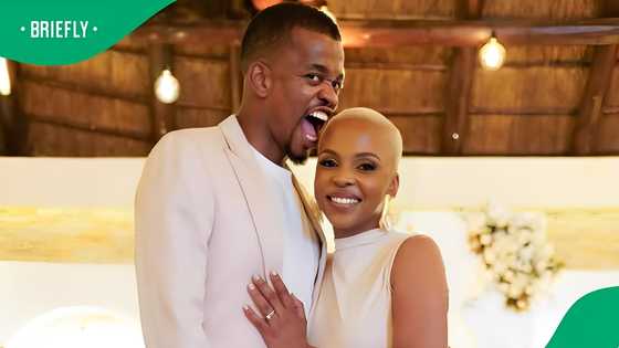 Inside comedian Mpho Popps and wife Latoyah Mei-Modikoane's traditional wedding