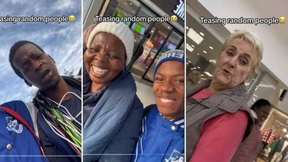 Young man pulls funny prank on strangers claiming they are his parents in viral video, SA has a good laugh