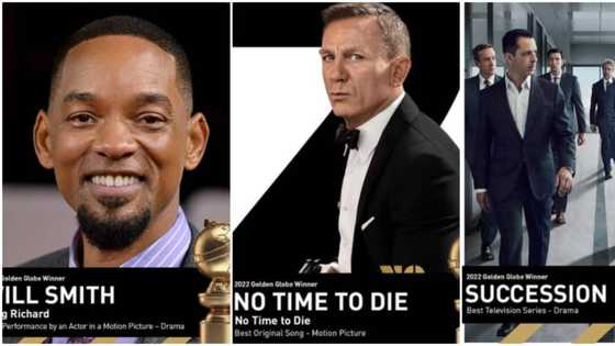 79th Golden Globes: Will Smith, Nicole Kidman, others win in TV and Motion Pictures categories