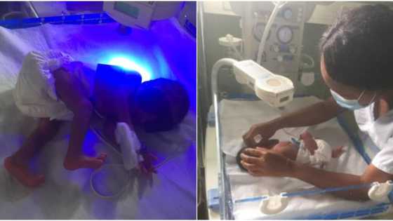 Rescued baby dumped at cemetery to receive donations from kind souls