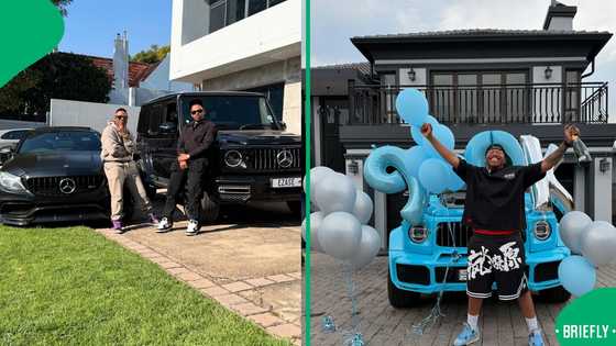 DJ Tira and Ghost Hlubi show off Mercs worth millions: Photos