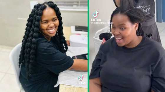 True length of Limpopo woman's 4c hair leaves TikTokkers amazed, video gets 732k views