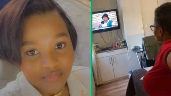 Mom calls daughter to watch hubbly warning on TV, SA amused by her judgmental looks in TikTok video