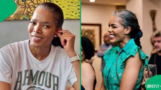 Zozibini Tunzi's wedding: Connie Ferguson dazzles in Gert-Johan Coetzee dress