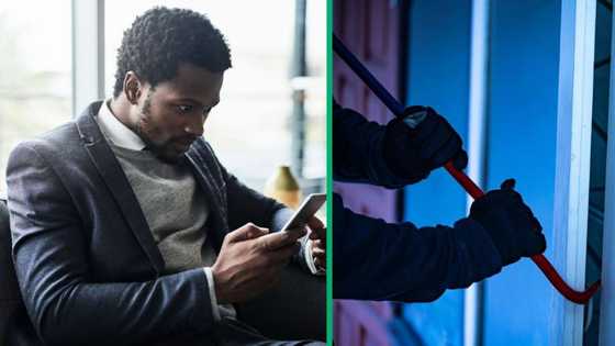 CCTV footage of 4 brazen criminals' attempt to break into a house