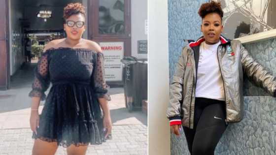 Anele Mdoda drops jaws with fire makeup free, post gym selfie: Sis is looking good
