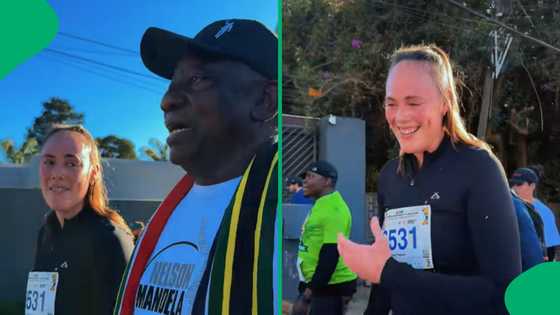 “Our president”: Ramaphosa chats with young Cape Town advocate during Mandela Day 5km walk