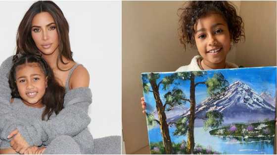 Kim Kardashian fires back at people doubting North West's painting capability