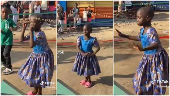 "Cultural dance mixed with amapiano": Kid wearing gown dances with ease, moves gently to song in funny way