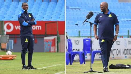 Snubbed Mamelodi Sundowns’ Manqoba Mngqithi declines on comment on Coach of the Season award
