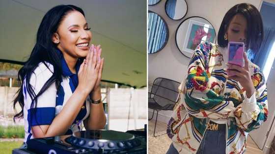 Thuli Phongolo celebrates purchasing lux house, Bonang Matheba congratulates star: "Happy for you"