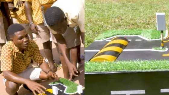Innovative students generate power for traffic lights and streetlights using speed ramps