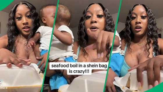 Woman orders seafood takeaway, gets it in Shein bag, reaction leaves her mom in hysterics: "Told you so"