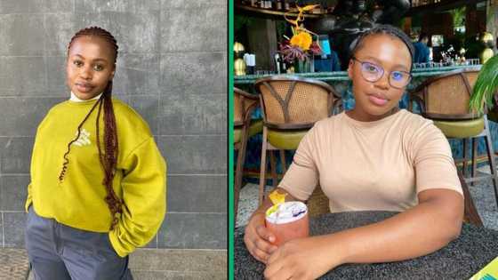 Young lady celebrates first day at work, gives sneak peek of corporate workplace in TikTok video