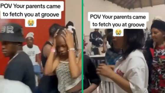 TikTok video of parents fetching daughter at groove goes viral, Mzansi in tears over strict gogo