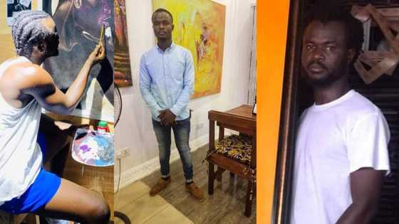 Gifted and determined: Meet Sena Tues the modern painter making money from his masterpieces