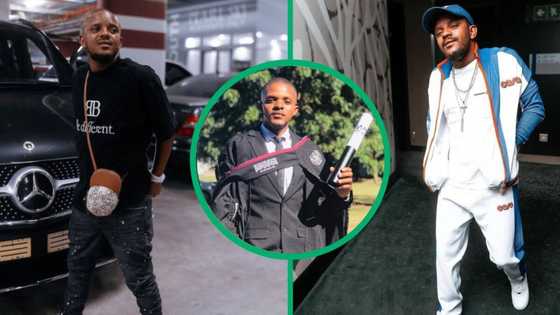 Kabza De Small's look-a-like who recently graduated causes a stir, SA in awe over the striking resemblance