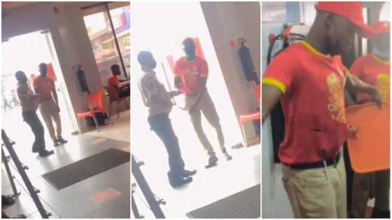 Security guards trying to gaiin clout online by dancing get well roasted instead