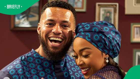 New cosy video of ‘Skeem Saam’ stars Lerato Marabe and Cedric Fourie causes a stir