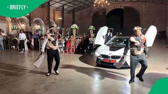 "Ate and left no crumbs": Flashy matric dance entrance gives Zulu men vibes, leaves Mzansi talking