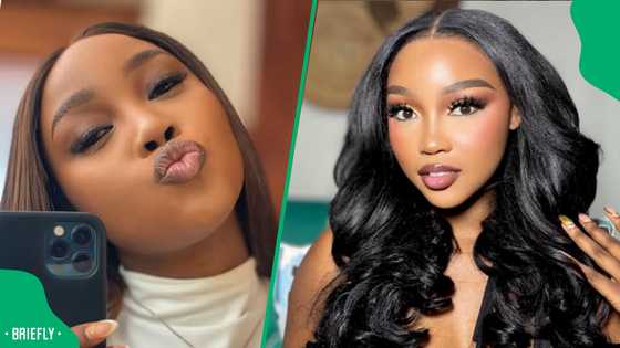 Picture: Actress and singer Nelisiwe Sibiya stuns in green evening gown at 2025 Crown Gospel Awards