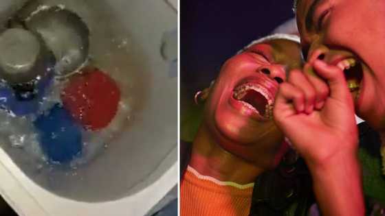 Video shows woman cleaning her dishes in the washing machine, SA howling: “Spin those pots girl”