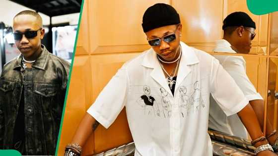 Young Stunna tears up while performing 'Adiwele' at Red Bull Symphonic with Kabza De Small