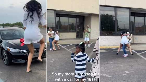 Mom gifts daughter Nissan Sentra car for 18th birthday, video of her priceless reaction gets 7.3 million views