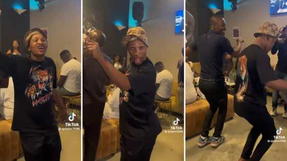 Mzansi man wearing designer clothes loses his mind while dancing at groove, TikTokkers love his vibe