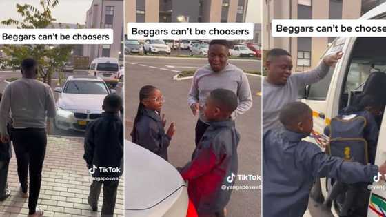 Man's kids upset as he refuses to use BMW to take them to school and opts for Toyota Quantum instead