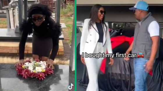 Woman grateful for God's blessings despite losing parents, TikTok video shows 1st Merc, graduation and more